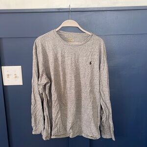 Polo Long sleeve grey tee
